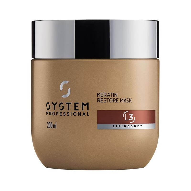 Masque reconstrutor de queratina L3 System Professional LuxeOil 200ml
