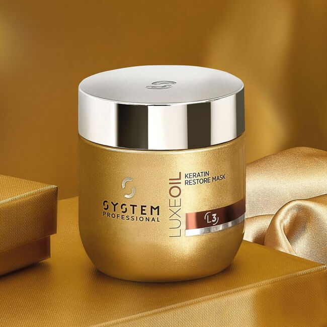 Masque reconstrutor de queratina L3 System Professional LuxeOil 200ml