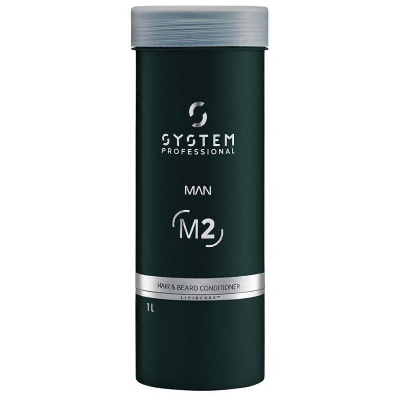 M2 System Professional MAN 1000ml hair and beard conditioner