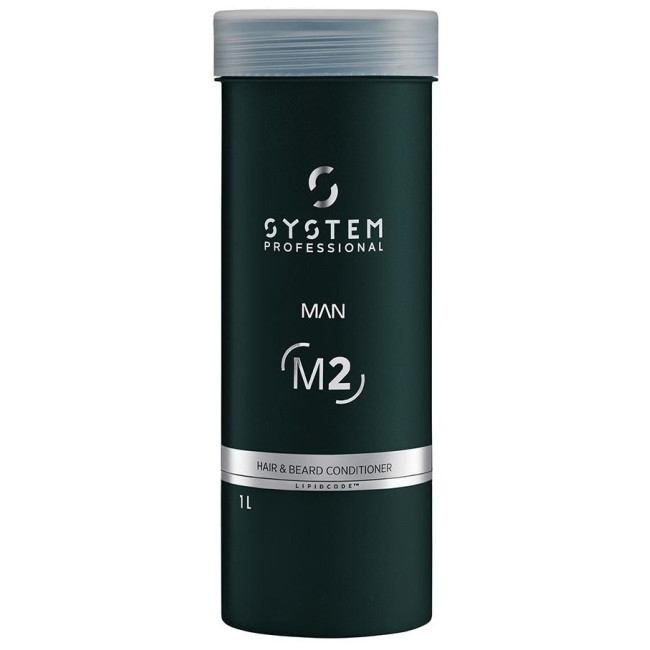 M2 System Professional MAN 1000ml hair and beard conditioner