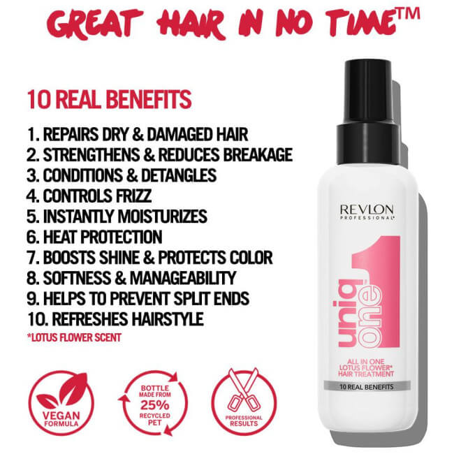 Spray 10-in-1 Lotus UniqOne Revlon 150ML