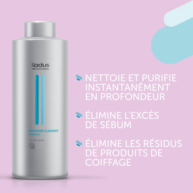 Champô para cabelos oleosos Intensive Cleanser Kadus 1L