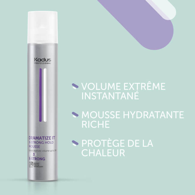 Mousse Dramatize It fixação ultra forte Kadus 500ML