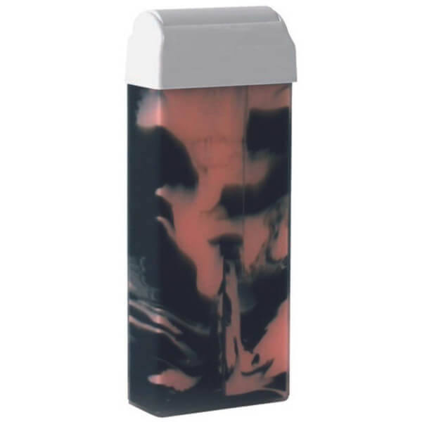 Tweekleurige extra zachte was Orchidee Zwart & Kamelia 100g Tweekleurige extra zachte was Orchidee Zwart & Kamelia 100g