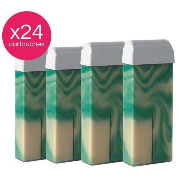Tweekleurige was voor gevoede huid Aloë Vera & Melk 100g Tweekleurige was voor gevoede huid Aloë Vera & Melk 100g