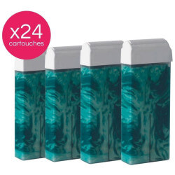 Cera bicolor para pelos curtos e difíceis Gengibre & Hortelã 100g