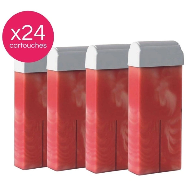 Cire bicolore extra délicate Dioxyde de Titane & Huile d'Amande 100g Cire bicolore extra délicate Dioxyde de Titane & Huile d'Amande 100g