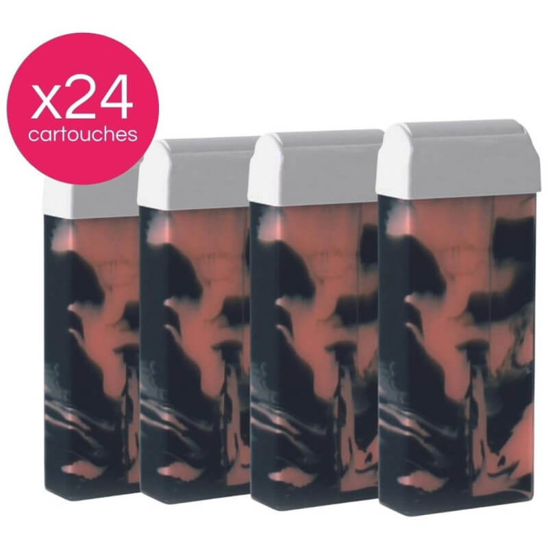 Tweekleurige extra zachte was Orchidee Zwart & Kamelia 100g