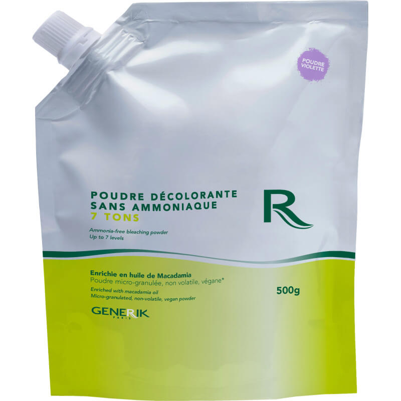 Pó descolorante 7 tons sem amônia Generik 500g