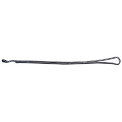 30 pinzas rectas negras de 7 cm.