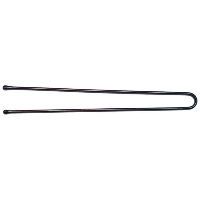 Caja de 250 g de alfileres rectos perlados negros de 7 cm. Caja de 250 g de alfileres rectos perlados negros de 7 cm.
