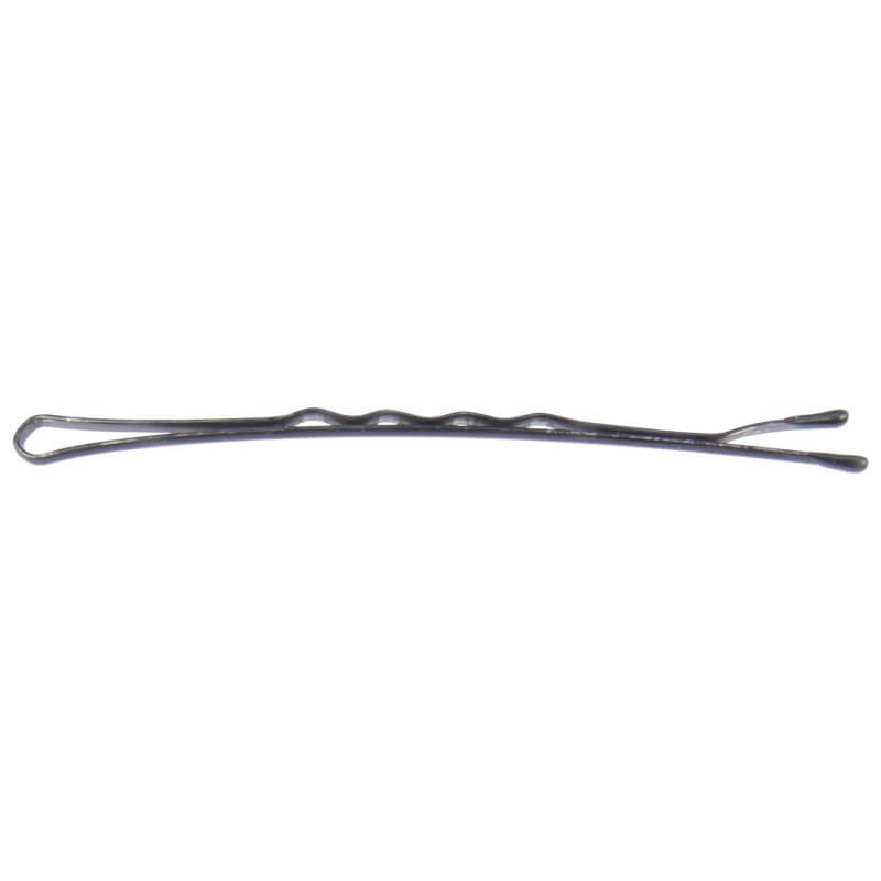 Caixa de 250g de presilhas onduladas pretas de 5cm. Caixa de 250g de presilhas onduladas pretas de 5cm.