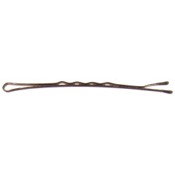 Doos van 250 g golfvormige bronzen paperclips, 7 cm lang.