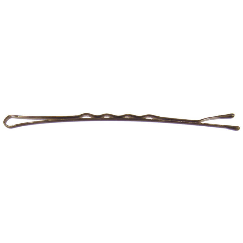 Doos van 250 g golfvormige bronzen paperclips, 7 cm lang. Doos van 250 g golfvormige bronzen paperclips, 7 cm lang.