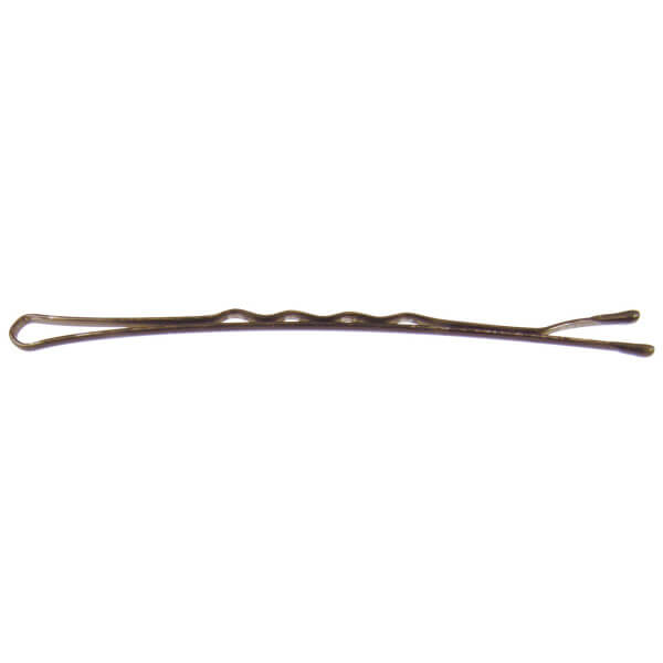 Doos van 250 g golfvormige bronzen paperclips, 7 cm lang. Doos van 250 g golfvormige bronzen paperclips, 7 cm lang.