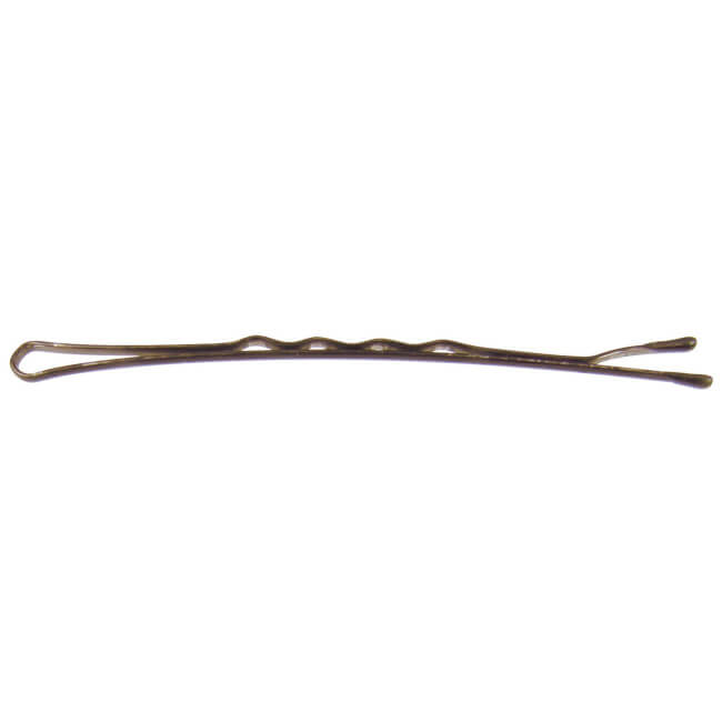 Doos van 250 g golfvormige bronzen paperclips, 7 cm lang. Doos van 250 g golfvormige bronzen paperclips, 7 cm lang.