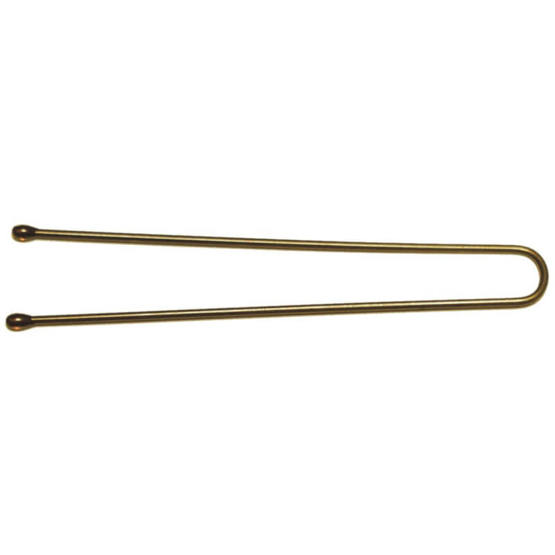Boite 500g épingles droites perlées bronze 4.5cm Boite 500g épingles droites perlées bronze 4.5cm