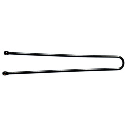 Caja de 500g de alfileres rectos perlados negros 4.5cm