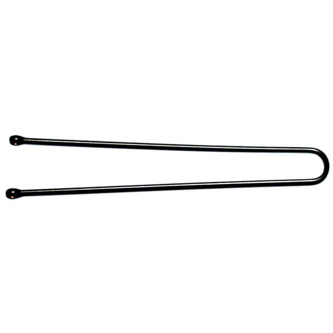 Caixa de 500g de alfinetes retos pretos perolados 4.5cm Caixa de 500g de alfinetes retos pretos perolados 4.5cm
