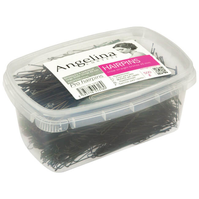 Doos van 500g zwarte gegolfde parelspelden 4.5cm Doos van 500g zwarte gegolfde parelspelden 4.5cm