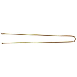 Caixa de 500g de alfinetes retos com cabeça perlada em bronze de 7cm.