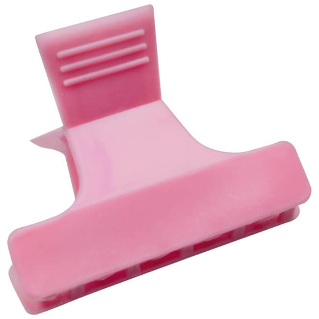 12 gekleurde krokodillenclips van 6 cm lang.