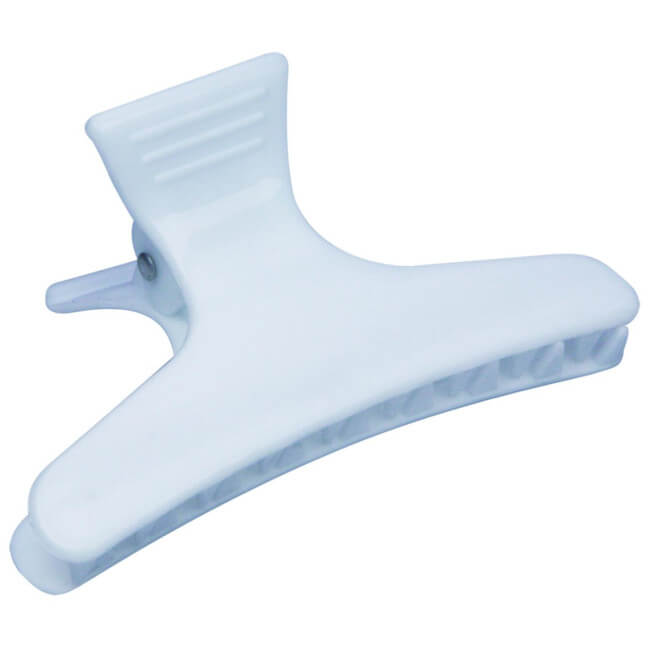 12 witte superkrokodillenklemmen, 8 cm lang. 12 witte superkrokodillenklemmen, 8 cm lang.