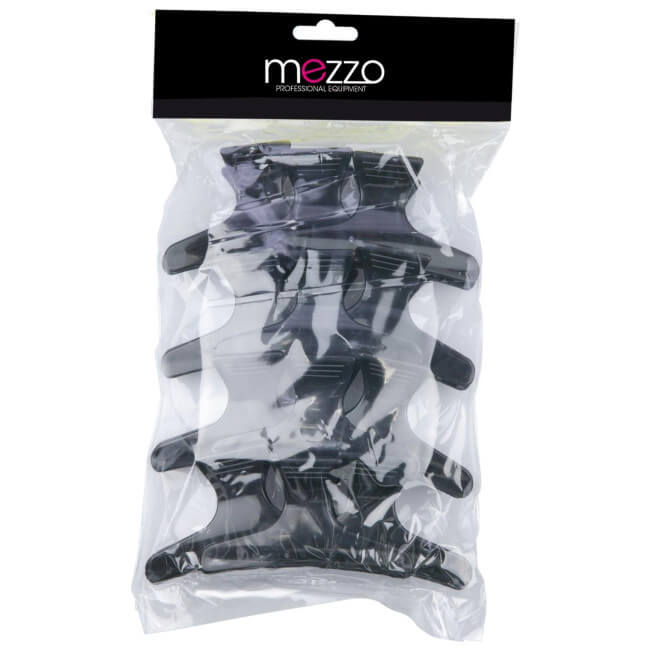 12 presilhas super crocodilo pretas eco 8cm