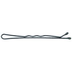 600 schwarze gewellte Grip-Clips, 5 cm lang.