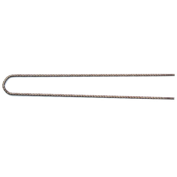 40 alfinetes de bronze de 7 cm.