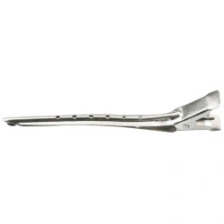 12 metalen scheidingsspelden met een geboord gat van 9 cm.