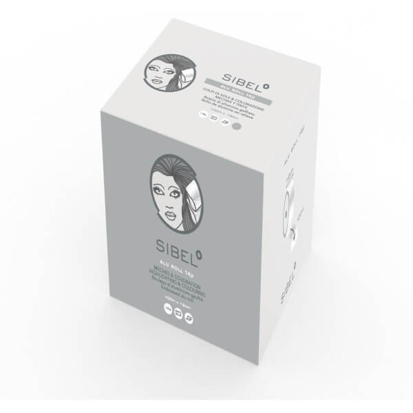 Silver aluminum foil Sibel 2cm x 100m