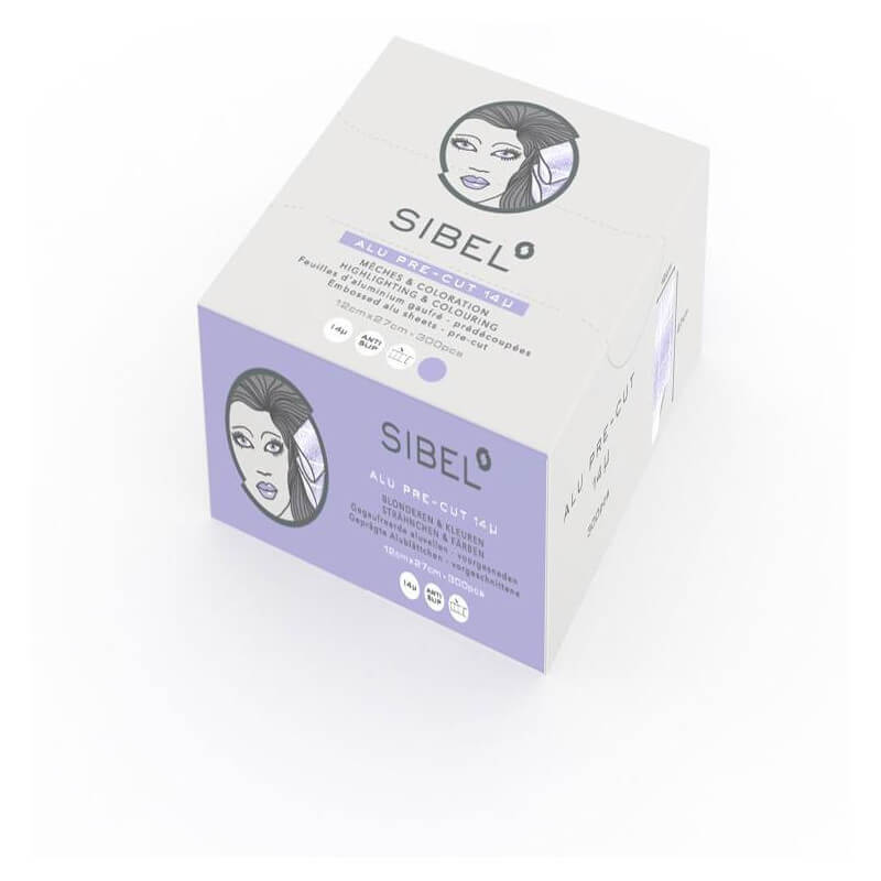 300 folhas pré-cortadas de alumínio texturizado roxo Sibel 300 folhas pré-cortadas de alumínio texturizado roxo Sibel