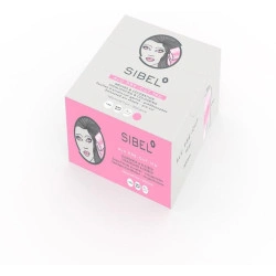 300 fogli pre-tagliati di alluminio goffrato rosa Sibel