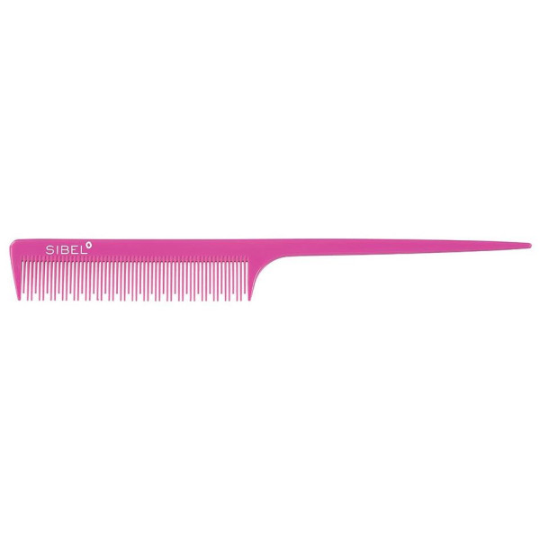 Petine per capelli rosa 21cm Sibel