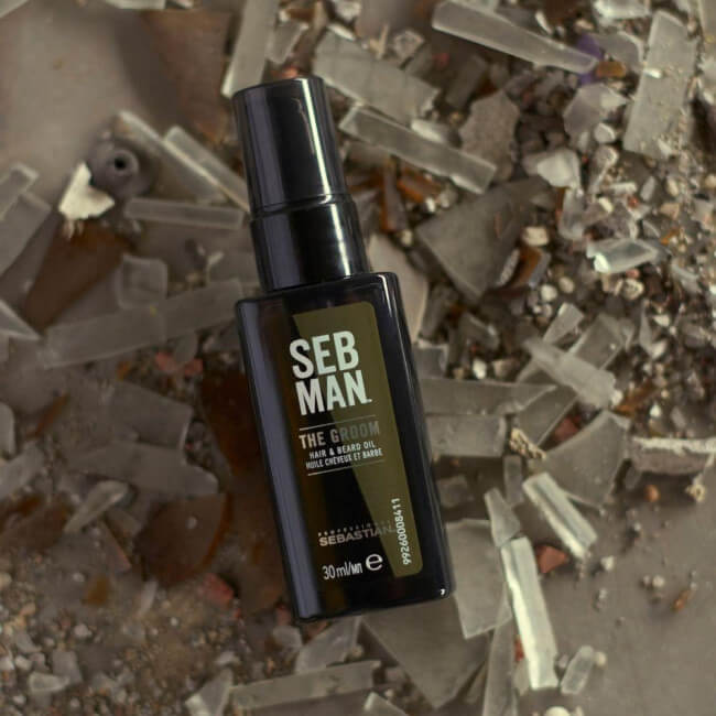 Óleo para cabelo e barba The Groom SEBMAN 30ML