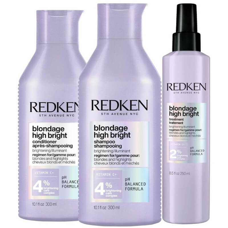 Après-shampooing éclat Blondage High Bright Redken 300ML