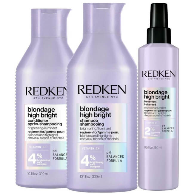 Rotina de destaque intenso Blondage High Bright Redken
