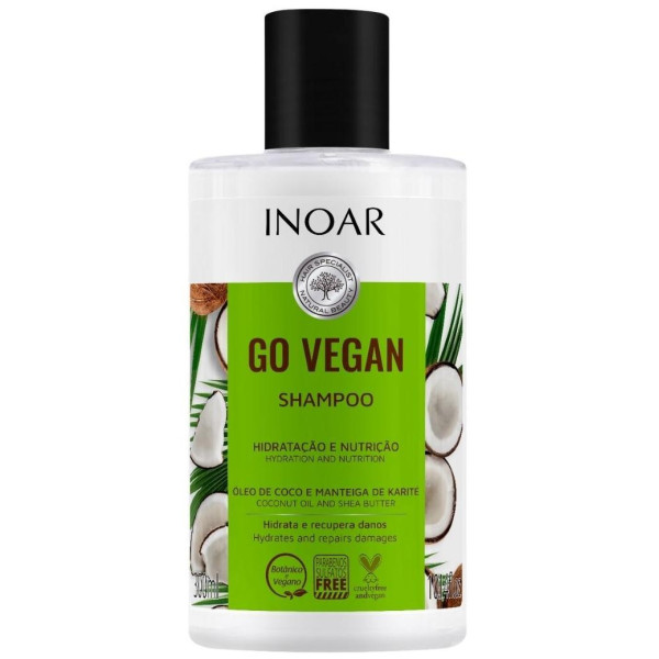 Shampooing hydratation Go vegan Inoar 300ML                          