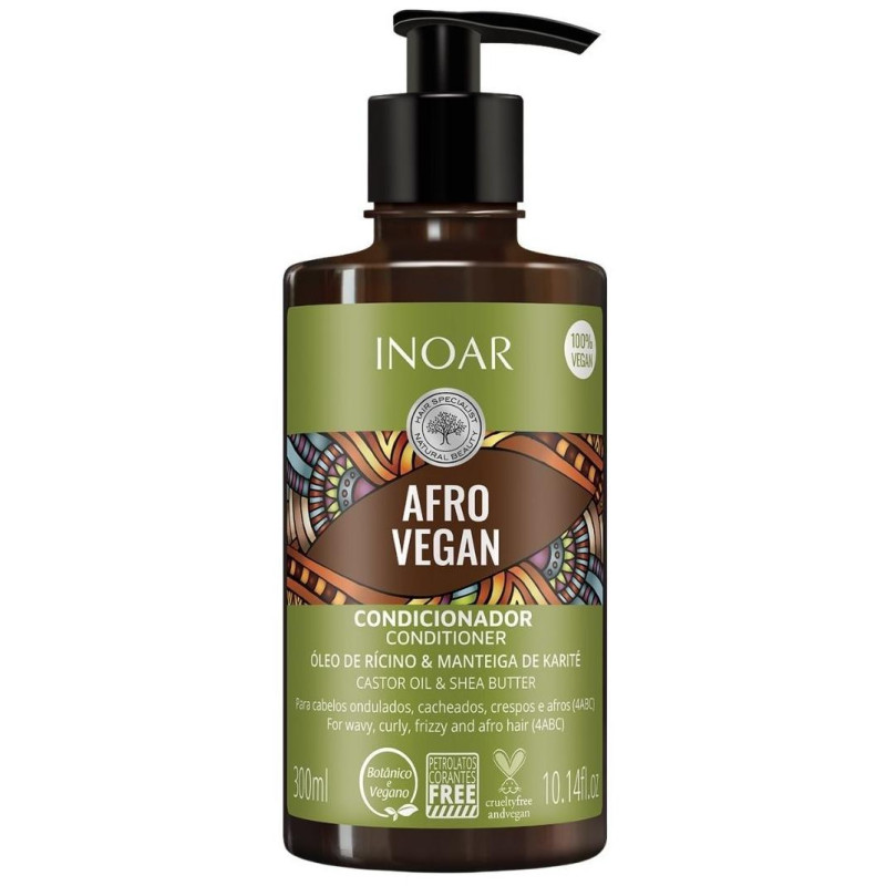 Acondicionador Afro vegano Inoar 300ML