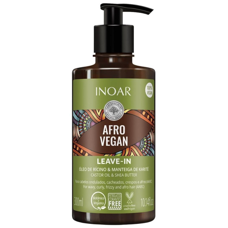 Trattamento senza risciacquo Afro vegan Inoar 300ML