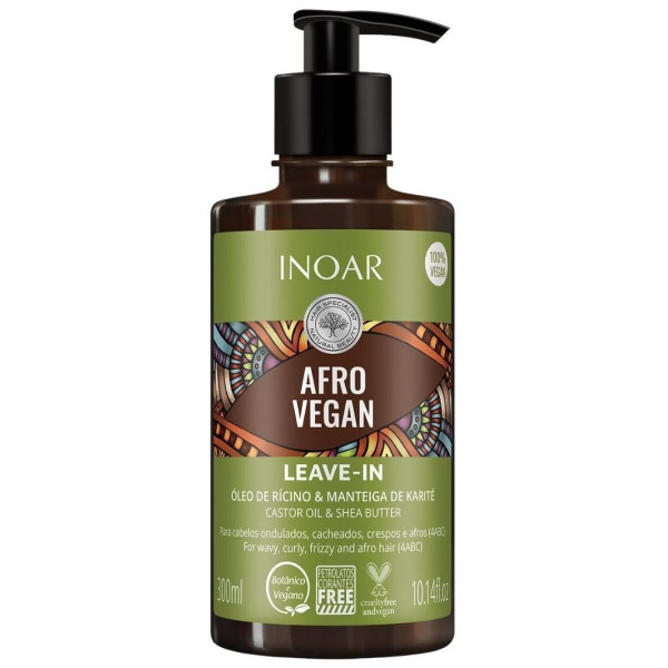 Cuidado sin aclarado Afro vegano Inoar 300ML