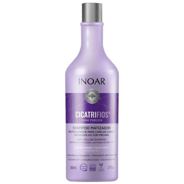 Shampooing blonde CicatriFios Inoar 800ML