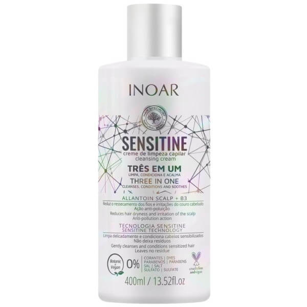 Crème nettoyante sensitine Inoar 400ML