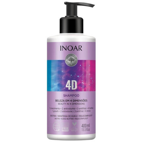 Shampooing 4D Inoar 400ML                                          