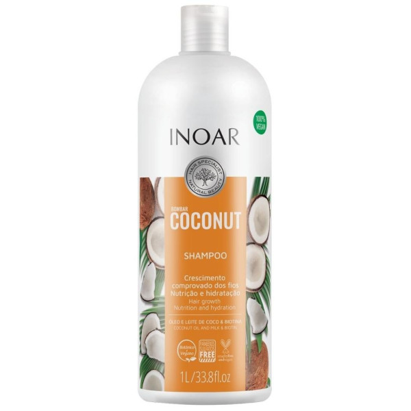 Bombar Coconut Shampoo by Inoar 1L