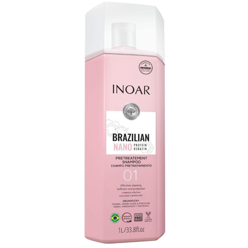 Shampoo pre-trattamento step 1 Brazilian Nano Inoar 1L