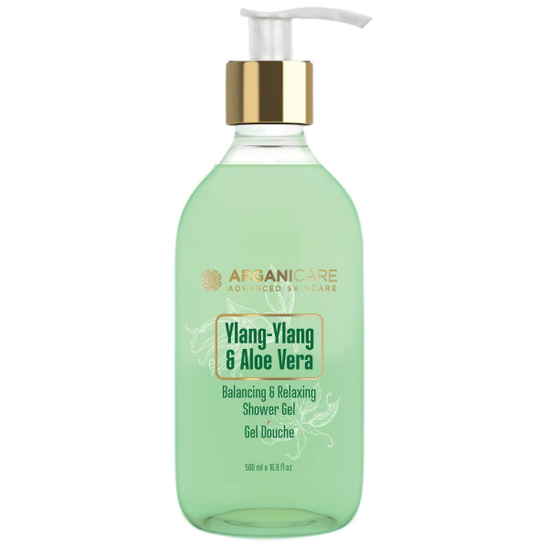 Shower Gel - Ylang Ylang & Aloe Vera Arganicare 500 ml