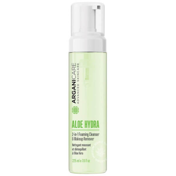 Schuimende en make-up verwijderende lotion voor het gezicht - Alle huidtypes Arganicare 225 ml Schuimende en make-up verwijderende lotion voor het gezicht - Alle huidtypes Arganicare 225 ml