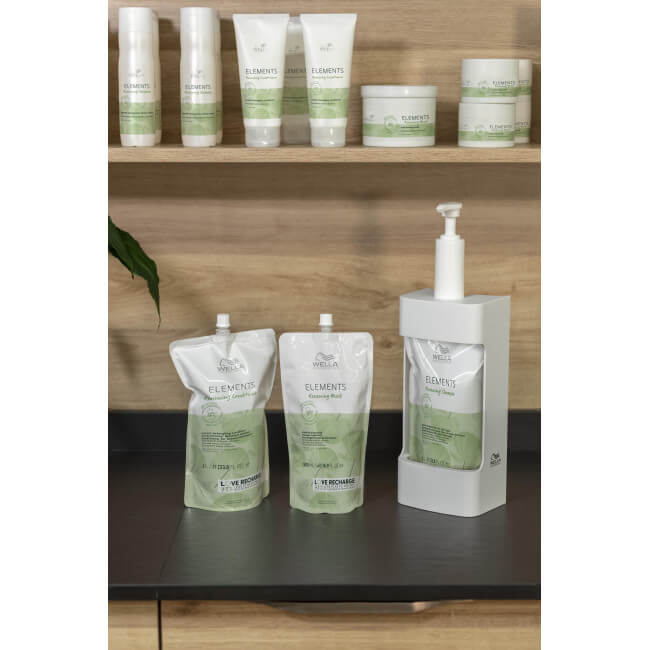 Bomba + Suporte para recarga Wella